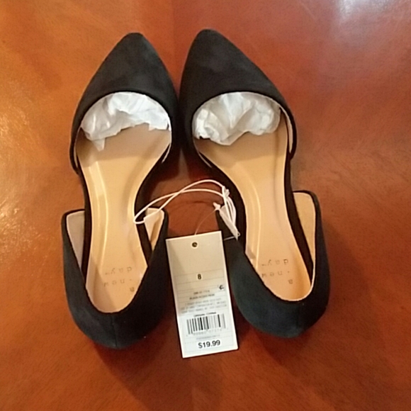 A new day black faux suede shoes - Picture 4 of 4